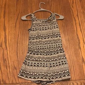 Black and white romper from Old Navy. (10/12)